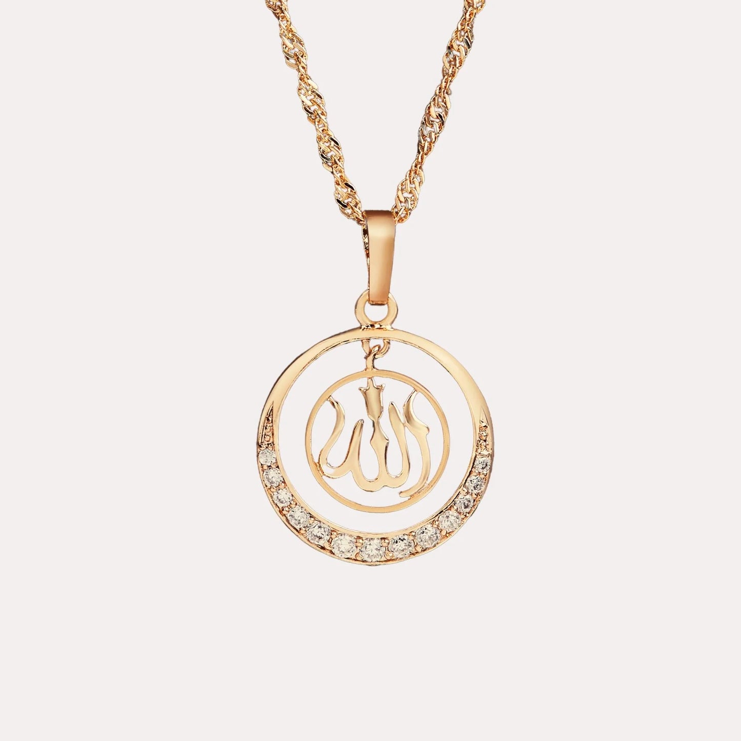 Allah Crystal Necklace