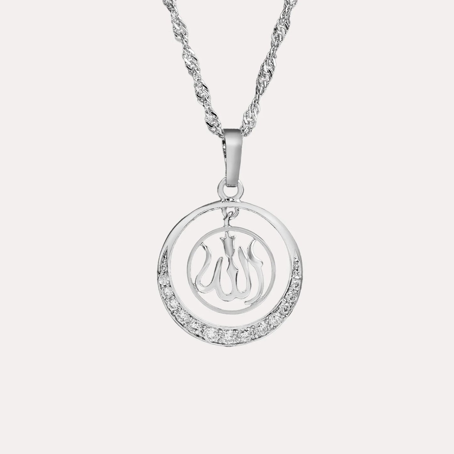 Allah Crystal Necklace