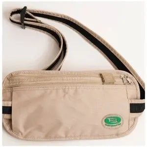 Hajj Safe - Anti-theft Hajj & Umrah Travel Waist Bag or Ihram Belt Muslim Pilgramage Bag Passport Money Purse Hajj Safe