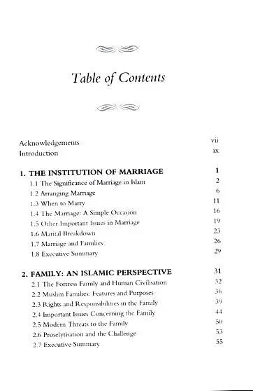 Marriage and Family Building in Islam