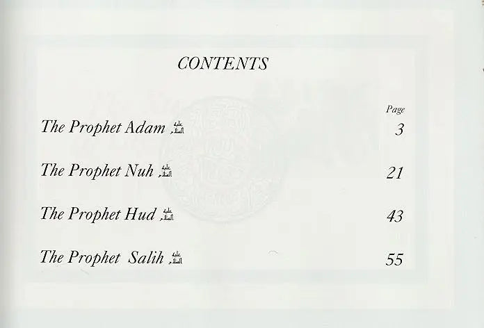 The Prophets of Allah: Volume I - Elementary Level Iqra Books