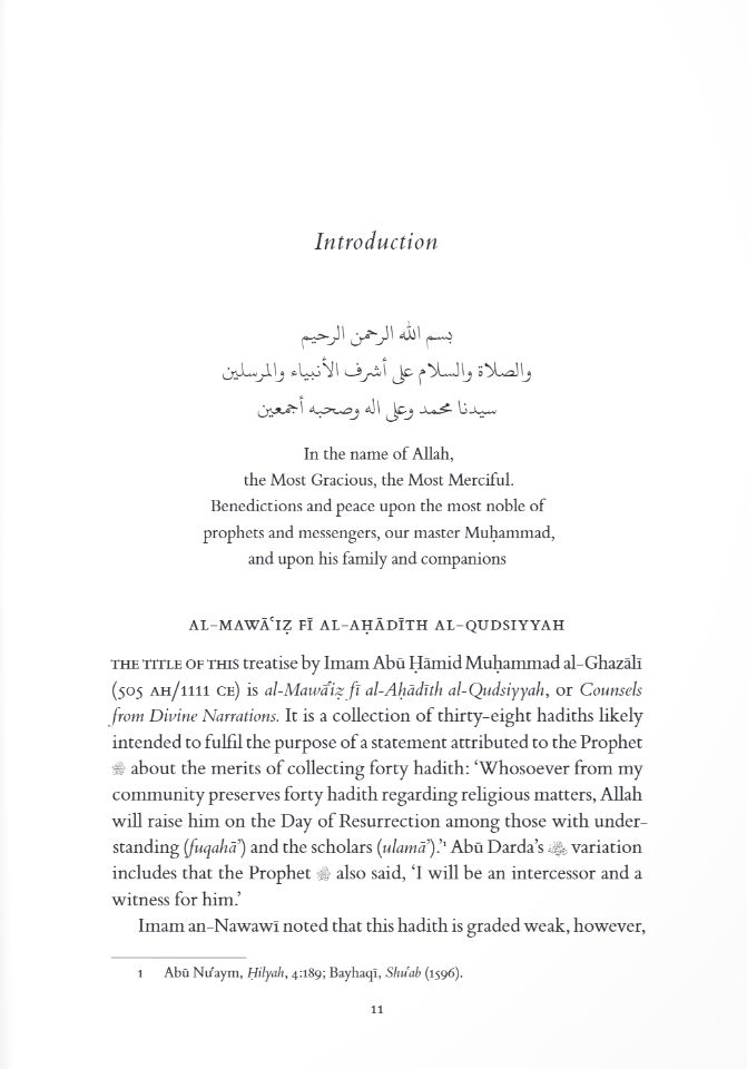 Imam Ghazali's Book of Counsels