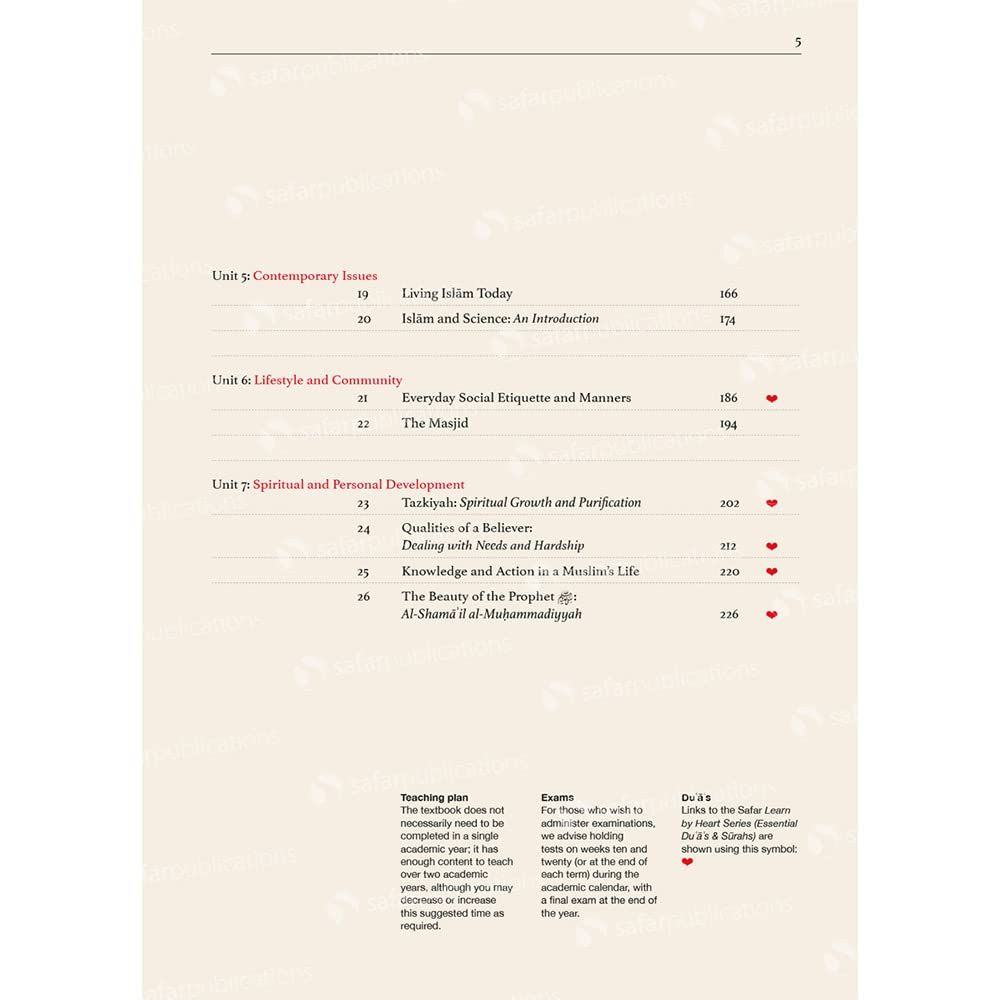 Safar Islamic Studies: Textbook 8