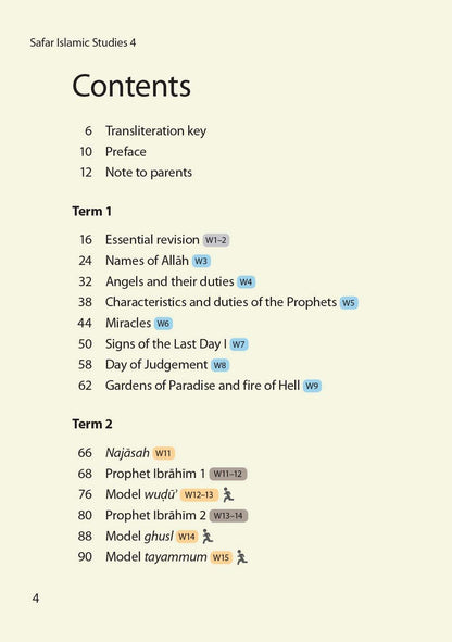 Safar Islamic Studies: Textbook 4