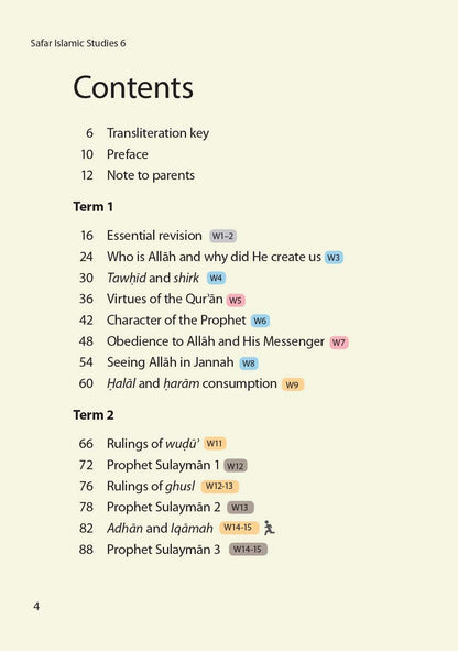 Safar Islamic Studies: Textbook 6